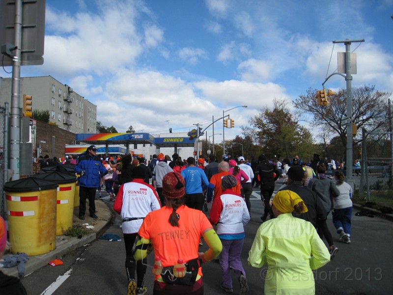 2014 NYRR Marathon 0218.jpg - The 2014 New York Marathon on November 2nd. A cold and blustery day.